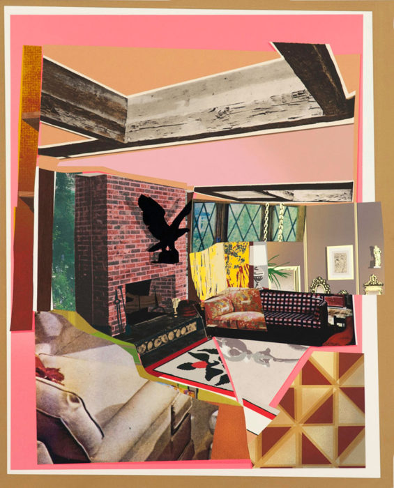 Interior: Fireplace with Blackbird | 2016
