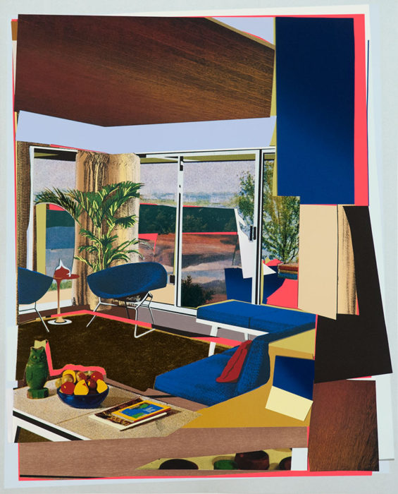 Interior: Blue Couch and Green Owl | 2016